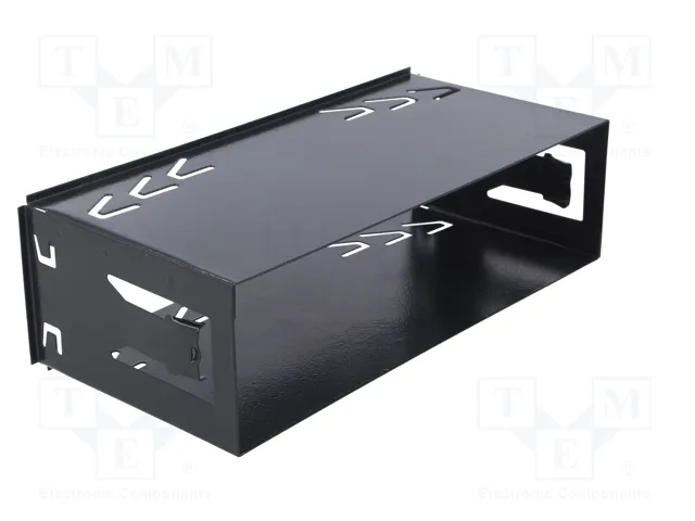 4CARMEDIA Semi-bastidor de montaje de radio 1 DIN para JVC y Kenwood, negro 4CARMEDIA Semi-bastidor de montaje de radio 1 DIN para JVC y Kenwood, negro