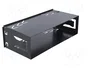4CARMEDIA Semi-bastidor de montaje de radio 1 DIN para JVC y Kenwood, negro