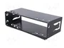 4CARMEDIA Semi-bastidor de montaje de radio 1 DIN para JVC y Kenwood, negro