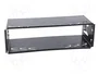 4CARMEDIA Semi-bastidor de montaje de radio 1 DIN para JVC y Kenwood, negro
