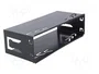 4CARMEDIA Semi-bastidor de montaje de radio 1 DIN para JVC y Kenwood, negro