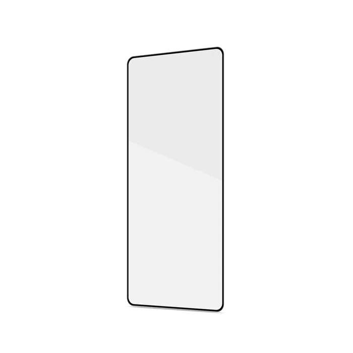 Celly FULLGLASS961BK Protector de Pantalla de Vidrio Templado 9H, Marco Completo y Anti-huellas para Oppo A54, Negro, 1 Pieza