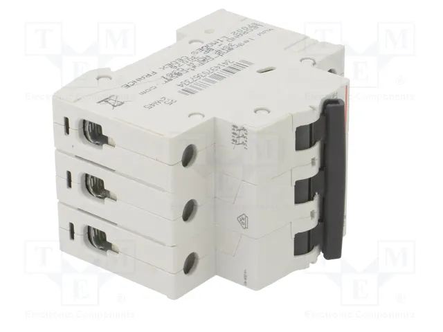 LEGRAND RX3 Interruptor magnetotérmico 3 polos 25A Caract B