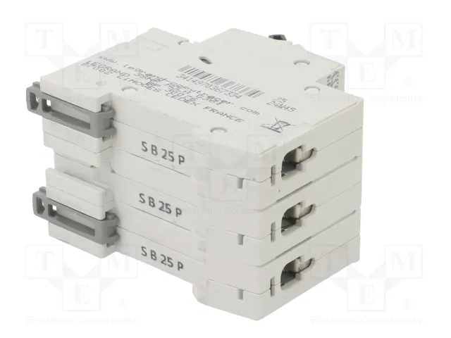 LEGRAND RX3 Interruptor magnetotérmico 3 polos 25A Caract B