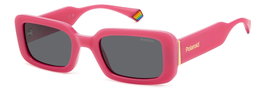 Polaroid PLD-6208-S-X-MU1 Gafas de sol para mujer con cristal gris y detalles rosa