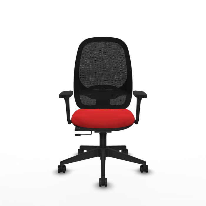 PIQUERAS Y CRESPO Silla de oficina Cilanco con mecanismo Sincro/Traslack, Rojo y Negro PIQUERAS Y CRESPO Silla de oficina Cilanco con mecanismo Sincro/Traslack, Rojo y Negro