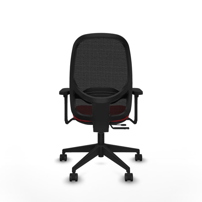 PIQUERAS Y CRESPO Silla de oficina Cilanco con mecanismo Sincro/Traslack, Rojo y Negro PIQUERAS Y CRESPO Silla de oficina Cilanco con mecanismo Sincro/Traslack, Rojo y Negro
