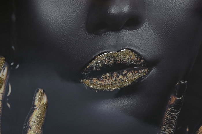 DKD Home Decor Cuadro Moderno Negro Dorado 3.5 x 120 x 80 cm (2 Unidades) Lienzo Ps DKD Home Decor Cuadro Moderno Negro Dorado 3.5 x 120 x 80 cm (2 Unidades) Lienzo Ps