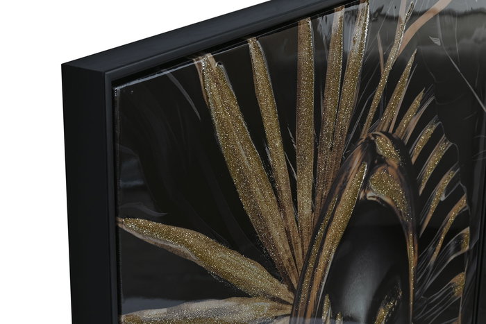 DKD Home Decor Cuadro Moderno Negro Dorado 3.5 x 120 x 80 cm (2 Unidades) Lienzo Ps DKD Home Decor Cuadro Moderno Negro Dorado 3.5 x 120 x 80 cm (2 Unidades) Lienzo Ps