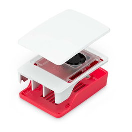 Raspberry Carcasa Oficial Raspberry Pi 5 Con Ventilador y Botón de Encendido