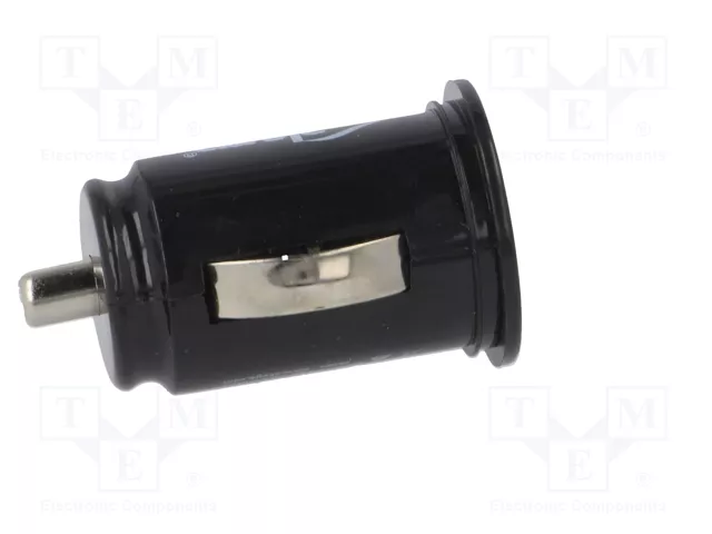 AKYGA Alimentador USB con 2 puertos USB A, Negro