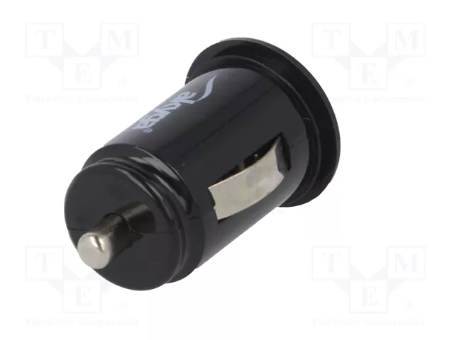 AKYGA Alimentador USB con 2 puertos USB A, Negro