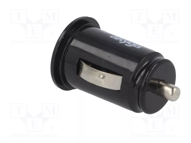 AKYGA Alimentador USB con 2 puertos USB A, Negro