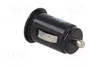 AKYGA Alimentador USB con 2 puertos USB A, Negro