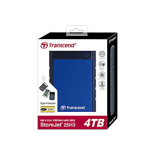 Transcend StoreJet 25H3B 4TB Azul Marina