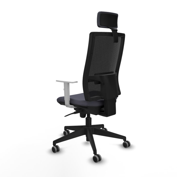 PIQUERAS Y CRESPO Silla de oficina Horna con mecanismo Sincro, Gris oscuro y Negro PIQUERAS Y CRESPO Silla de oficina Horna con mecanismo Sincro, Gris oscuro y Negro
