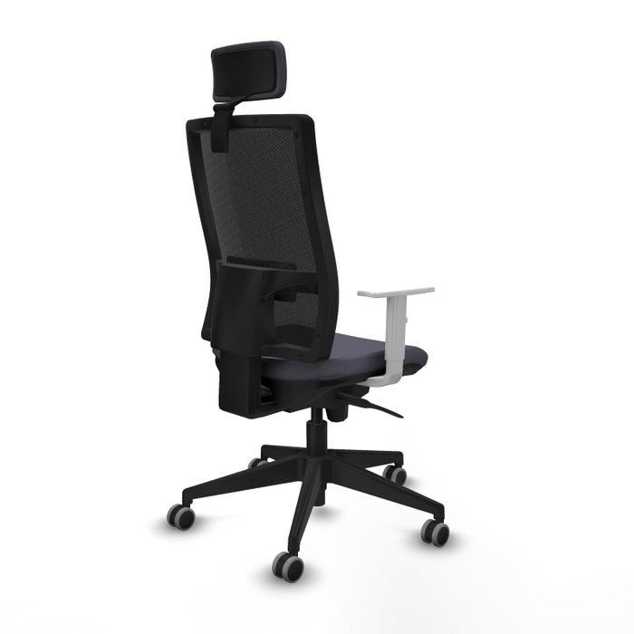 PIQUERAS Y CRESPO Silla de oficina Horna con mecanismo Sincro, Gris oscuro y Negro PIQUERAS Y CRESPO Silla de oficina Horna con mecanismo Sincro, Gris oscuro y Negro