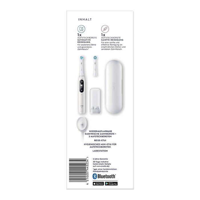Oral-B iO Series 6 Blanco con Estuche de Viaje Oral-B iO Series 6 Blanco con Estuche de Viaje