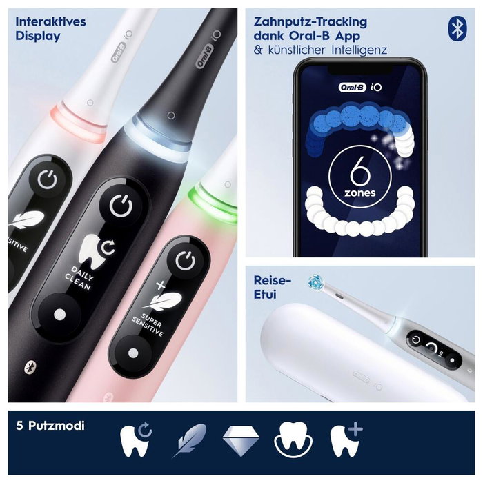 Oral-B iO Series 6 Blanco con estuche Oral-B iO Series 6 Blanco con estuche