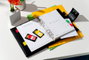 Post-It Banderitas Index 680-4 Naranja con Dispensador