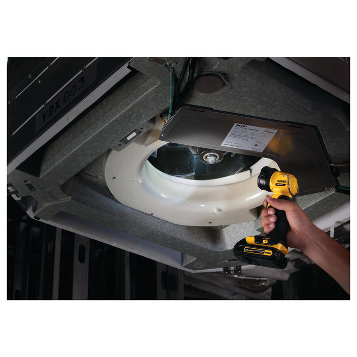 DEWALT DCL040 Lámpara LED Luz de Trabajo Independiente 500 lm Negro Amarillo 18V