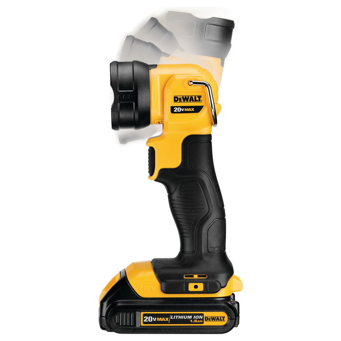 DEWALT DCL040 Lámpara LED Luz de Trabajo Independiente 500 lm Negro Amarillo 18V