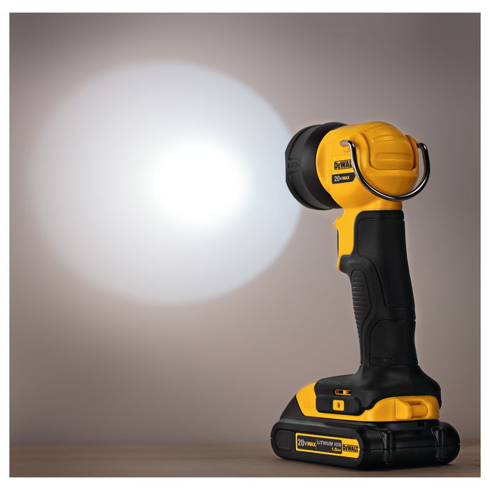 DEWALT DCL040 Lámpara LED Luz de Trabajo Independiente 500 lm Negro Amarillo 18V