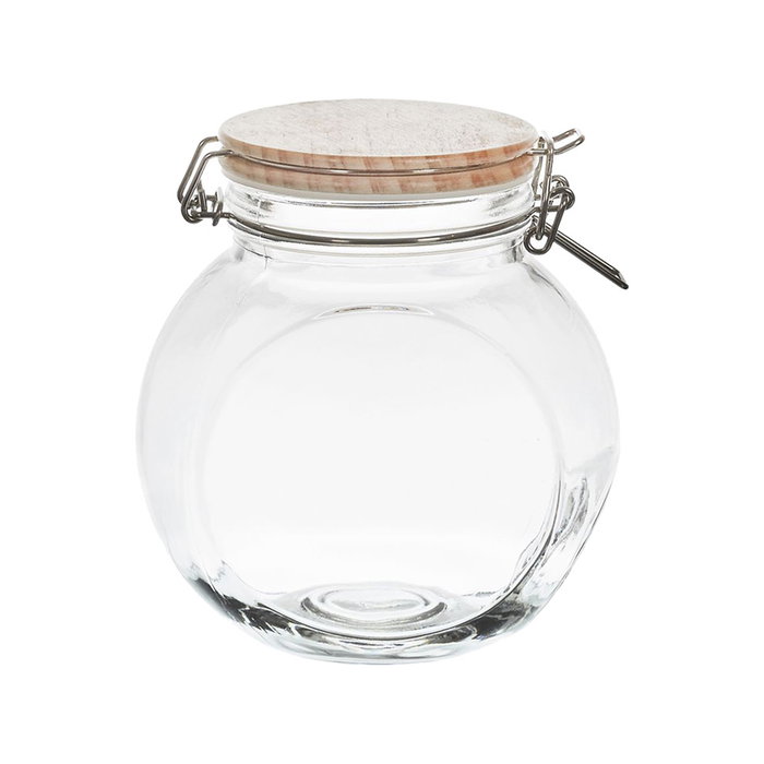 Cook Concept Bote Cristal 1,3 L con Tapa Madera Cierre Mecánico Cook Concept Bote Cristal 1,3 L con Tapa Madera Cierre Mecánico