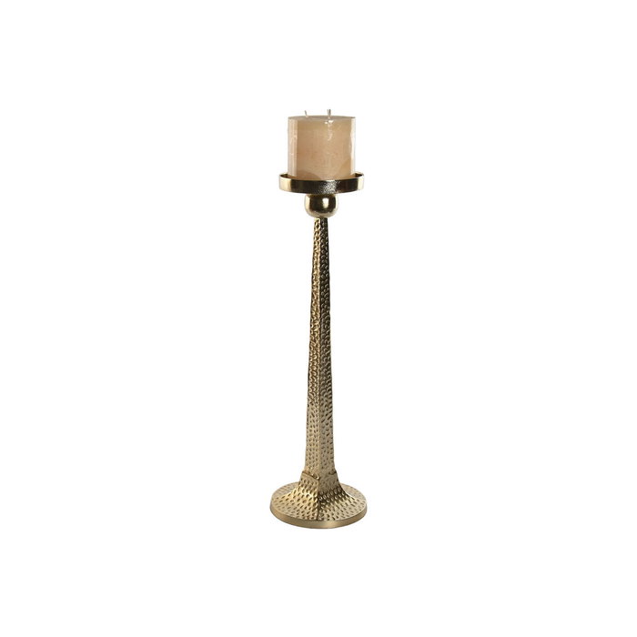 DKD Home Decor Portavelas de Aluminio Dorado 18,5x18,5x64,5 cm DKD Home Decor Portavelas de Aluminio Dorado 18,5x18,5x64,5 cm