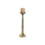 DKD Home Decor Portavelas de Aluminio Dorado 18,5x18,5x64,5 cm