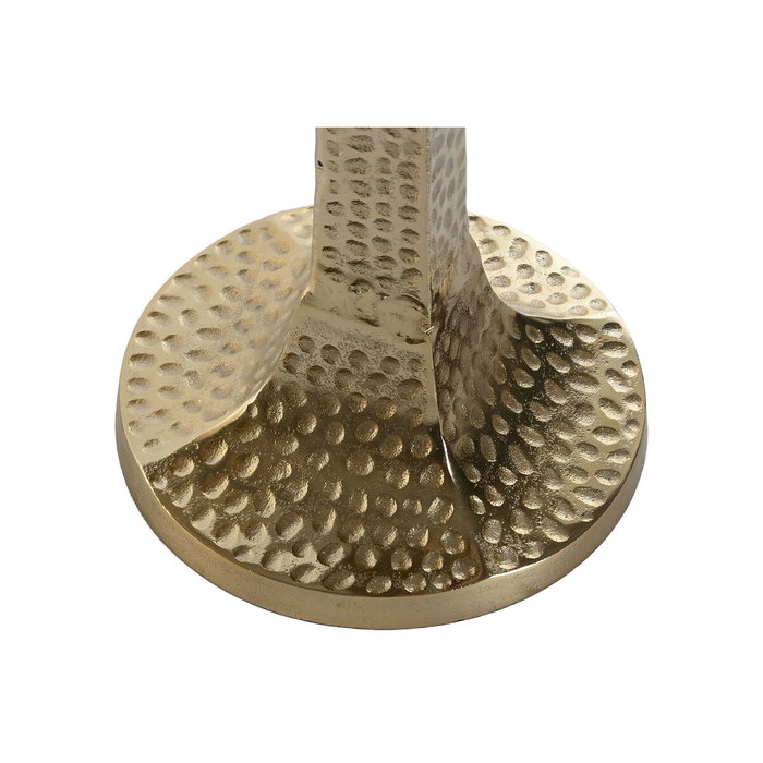 DKD Home Decor Portavelas de Aluminio Dorado 18,5x18,5x64,5 cm DKD Home Decor Portavelas de Aluminio Dorado 18,5x18,5x64,5 cm