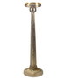 DKD Home Decor Portavelas de Aluminio Dorado 18,5x18,5x64,5 cm