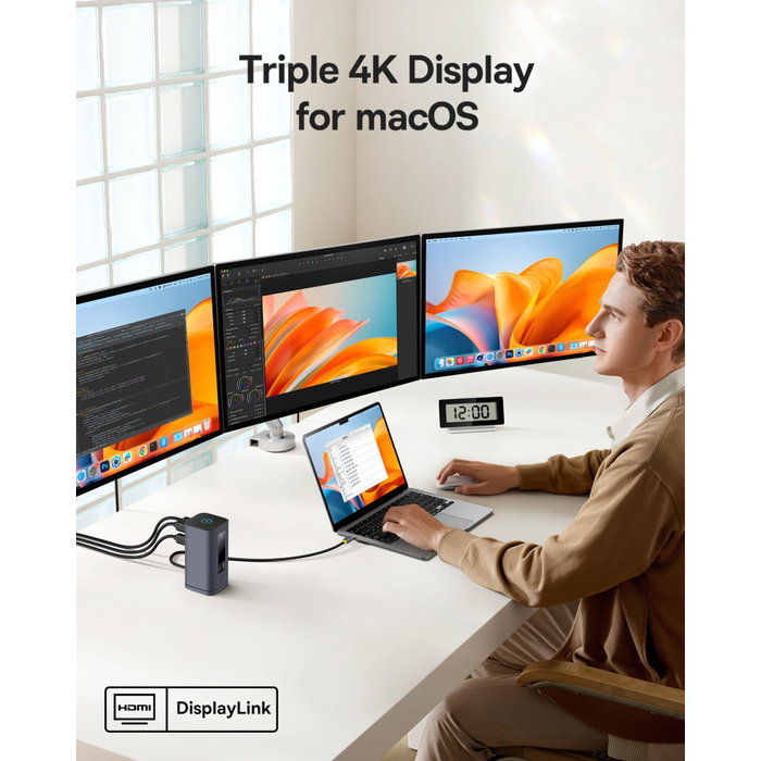 Baseus Spacemate Series 11-in-1 (MAC) Docking Station Gris Baseus Spacemate Series 11-in-1 (MAC) Docking Station Gris