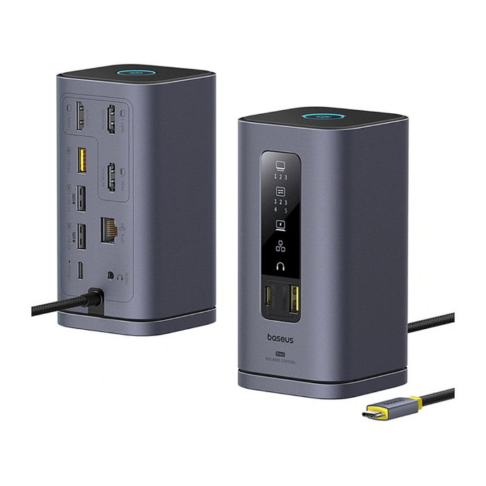 Baseus Spacemate Series 11-in-1 (MAC) Docking Station, Gris