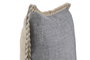 DKD Home Decor Cojín de Lino Gris 50x50x8 cm