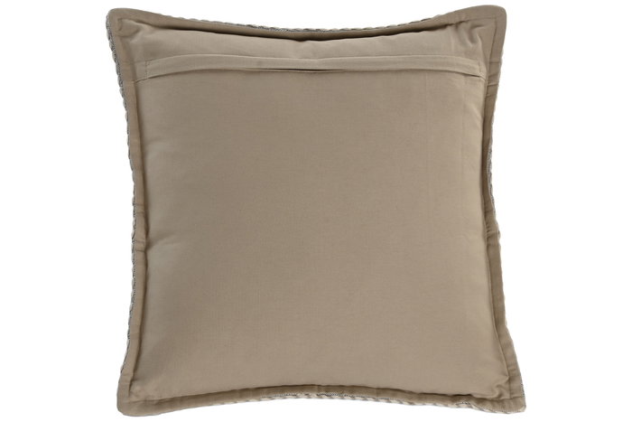 DKD Home Decor Cojín de Lino Gris 50x50x8 cm