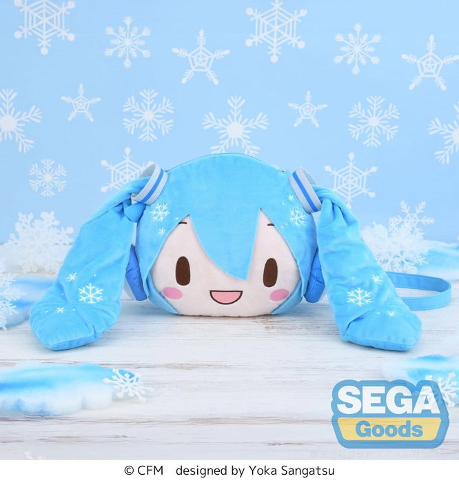 Sega Hatsune Miku Bandolera Fuwa Petit Snow Miku Character Vocal Series 01