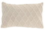 DKD Home Decor Cojín de Algodón Hecho a Mano Crudo 50x30 cm