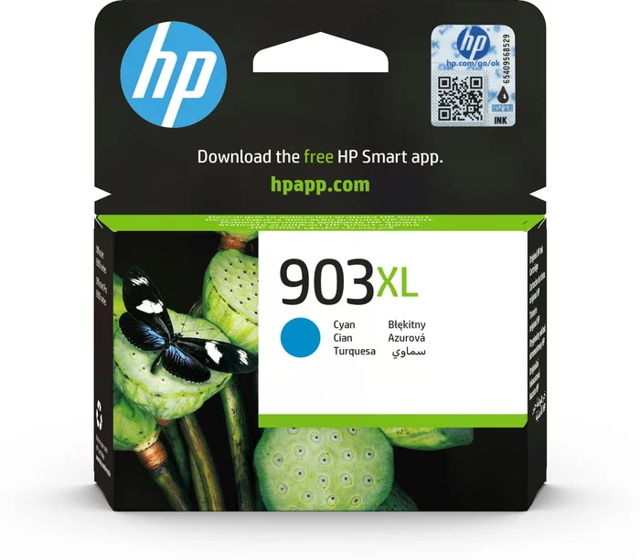HP Cartucho de tinta Original 903XL cian de alto rendimiento HP Cartucho de tinta Original 903XL cian de alto rendimiento