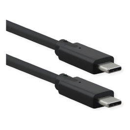 ROLINE Cable USB 3.2 Gen 2x2 C-C de 0,5 m Negro