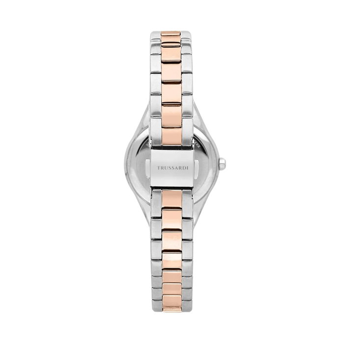 Trussardi R2453157509 Reloj Analógico Mujer Rosa y Gris
