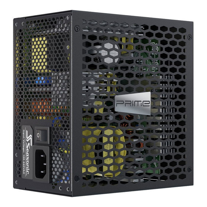 Seasonic PRIME-PX-500 500W Fuente de Alimentación PC 80 Plus Platinum Totalmente Modular Sin Ventilador (Fanless) - Negro