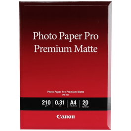Canon Photo Paper Premium Matte A4, 20 hojas