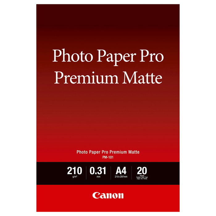 Canon Pro Premium Matte PM-101 A4 20 hojas 210 g/m²