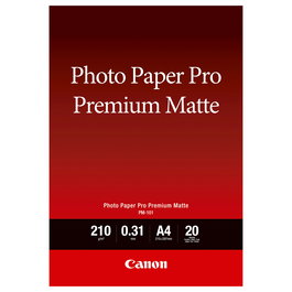 CANON 8657B005 Photo Paper Premium Matte A4 20 Hojas/Blatt