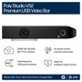 HP Poly Studio V52 Barra de vídeo USB 4K Blanco