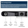 HP Poly Studio V52 Barra de vídeo USB 4K Blanco