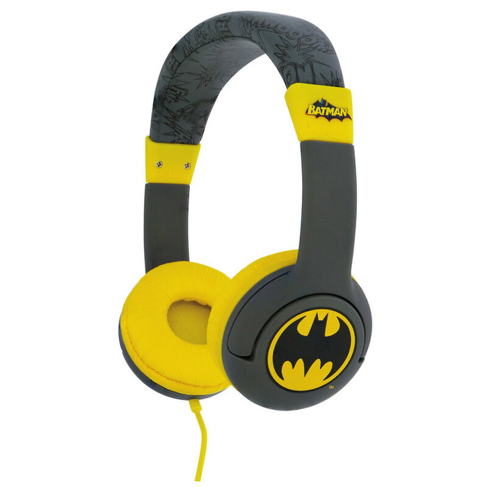 OTL Auriculares Infantiles Batman Bat Signal Azules y Amarillos OTL Auriculares Infantiles Batman Bat Signal Azules y Amarillos