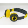 OTL Auriculares Infantiles Batman Bat Signal Azules y Amarillos