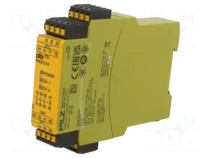 PILZ PNOZ X1P C Relé de Seguridad 24VDC PILZ PNOZ X1P C Relé de Seguridad 24VDC